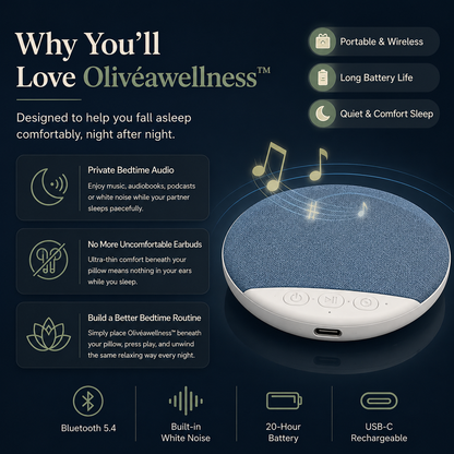 Olivéa DreamHush™ Pillow Speaker