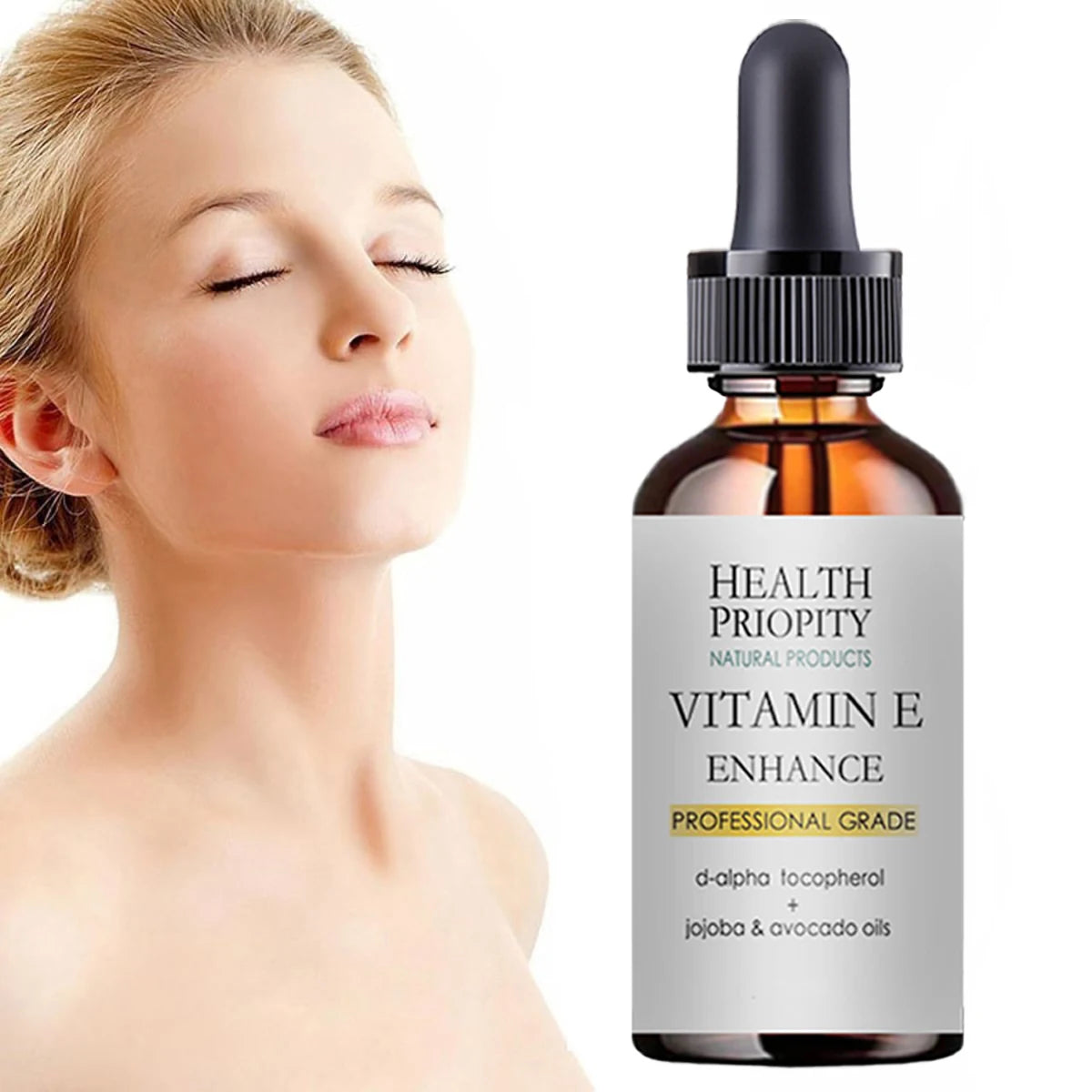 5MLFace Essence Essential Oils Vitamin E Skin Oil 100% Nature Face Serum Anti-Wrinkle Moisturizing From Olivéa